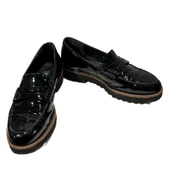 Paul Green Shoes - Paul Green Samone Black Patent Leather Loafers